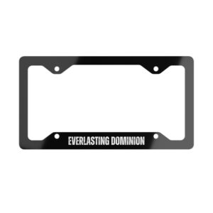 “ED” license plate frame.